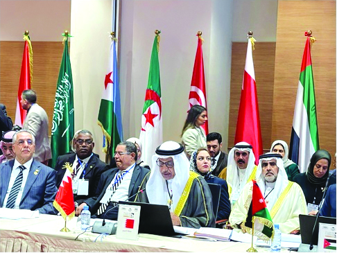 <p>A parliamentary delegation, headed by second deputy speaker Ahmed Qarata, participated in the 38th executive committee meeting of the Arab Inter-Parliamentary Union (AIPU), held in Algeria.</p>
<p>He underscored Bahrain&rsquo;s unwavering national stance, under the leadership of His Majesty King Hamad, in supporting just Arab causes, foremost among them the Palestinian cause.</p>
<p>Mr Qarata also underscored that the Arab nation is facing a critical period marked by escalating political, economic and humanitarian challenges, emphasising the need for strengthened co-ordination and unity, particularly in response to the ongoing aggression against the Gaza Strip and the resulting humanitarian crisis.</p>